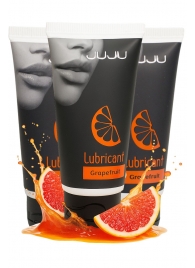 Набор из 3 съедобных лубрикантов JUJU со вкусом грейпфрута - JuJu - купить с доставкой в Рязани