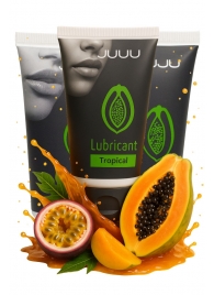 Набор из 3 съедобных лубрикантов JUJU со вкусом тропических фруктов - JuJu - купить с доставкой в Рязани