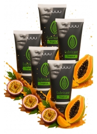 Набор из 5 съедобных лубрикантов JUJU со вкусом тропических фруктов - JuJu - купить с доставкой в Рязани