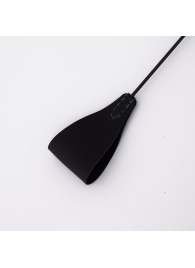 Стек с широким черным кожаным наконечником и металлической ручкой - 67 см. - Crazy Handmade - купить с доставкой в Рязани