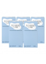 Набор из 5 упаковок ультратонких презервативов Pleasure Lab (по 12 шт.) - Pleasure Lab - купить с доставкой в Рязани