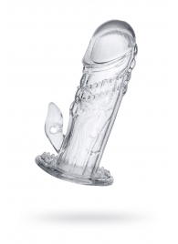 Прозрачная насадка на пенис Uco - 13 см. - A-toys - в Рязани купить с доставкой