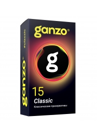 Классические презервативы с обильной смазкой Ganzo Classic - 15 шт. - Ganzo - купить с доставкой в Рязани