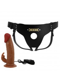 Мужской полый страпон с вибрацией Marion - Baile - купить с доставкой в Рязани