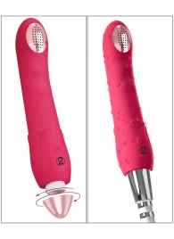 Малиновая насадка на душ с вибрацией Showers to orgasm - 20,1 см. - Orion - купить с доставкой в Рязани