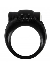 Чёрное виброкольцо для пениса Stayer - Orion - в Рязани купить с доставкой