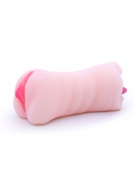 Телесный двусторонний мастурбатор - вагина и ротик - Boys of Toys - в Рязани купить с доставкой