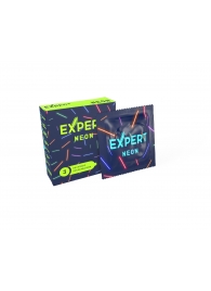 Светящиеся в темноте презервативы Expert Neon - 3 шт. - Expert - купить с доставкой в Рязани