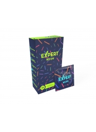 Светящиеся в темноте презервативы Expert Neon - 15 шт. - Expert - купить с доставкой в Рязани