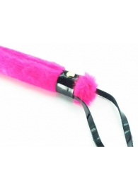 Нежная плеть с розовым мехом BDSM Light - 43 см. - БДСМ Арсенал - купить с доставкой в Рязани