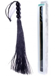 Черная силиконовая плеть - 37 см. - Boys of Toys - купить с доставкой в Рязани