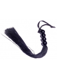 Черная силиконовая плеть - 37 см. - Boys of Toys - купить с доставкой в Рязани