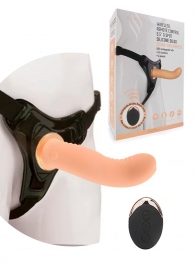 Женский вибрострапон со съемной насадкой и пультом ДУ - Erokay - купить с доставкой в Рязани