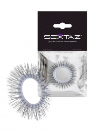 Круглое эрекционное кольцо с «ресничками» - Sextaz - в Рязани купить с доставкой