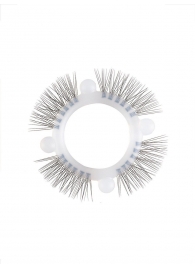 Эластичное кольцо с «ресничками» и 4 шариками - Sextaz - в Рязани купить с доставкой