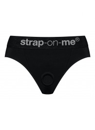 Черные трусики для насадок Heroine Lingerie Harness - size XL - Strap-on-me - купить с доставкой в Рязани