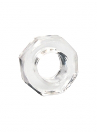 Прозрачное эрекционное кольцо в форме гайки - Sex Expert - в Рязани купить с доставкой