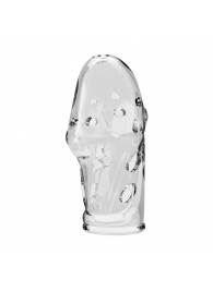 Прозрачная насадка на пенис Booker - 8 см. - Baile - в Рязани купить с доставкой