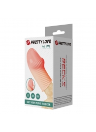 Телесная насадка на пенис Huel - 9 см. - Baile - в Рязани купить с доставкой