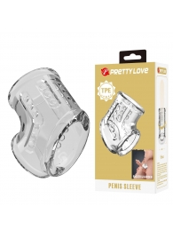 Прозрачная насадка на пенис и мошонку - Baile - в Рязани купить с доставкой