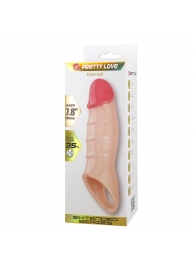 Телесная удлиняющая насадка на пенис Darnel - Baile - в Рязани купить с доставкой