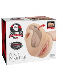Телесный мастурбатор-вагина Pussy Pounder Squeeze Stroker - Pipedream - в Рязани купить с доставкой
