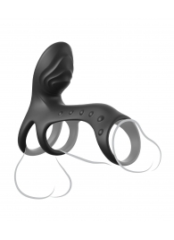 Черная насадка на пенис Ultimate Couples Cage Pro - Pipedream - в Рязани купить с доставкой