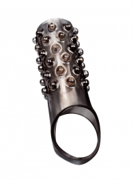 Дымчатая насадка на пенис с выпуклостями - 12 см. - Sex Expert - в Рязани купить с доставкой