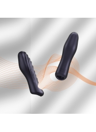 Сливовая силиконовая насадка на пенис с подхватом Manwan Ryzer - Manwan - в Рязани купить с доставкой