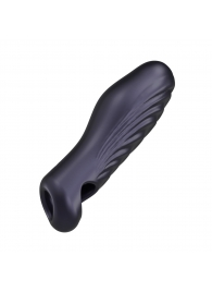 Сливовая силиконовая насадка на пенис с подхватом Manwan Ryzer - Manwan - в Рязани купить с доставкой