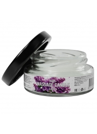 Массажная свеча «Сирень» - 50 мл. - SGAN - купить с доставкой в Рязани