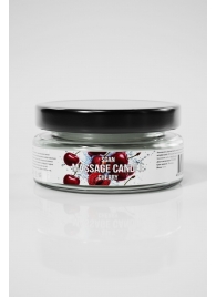 Массажная свеча «Спелая вишня» - 50 мл. - SGAN - купить с доставкой в Рязани