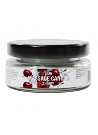 Массажная свеча «Спелая вишня» - 50 мл. - SGAN - купить с доставкой в Рязани