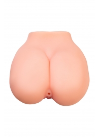 Реалистичный мастурбатор в форме попки с 2 любовными входами - No Name - в Рязани купить с доставкой