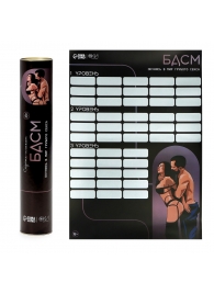 Плакат для двоих со скретч-слоем «БДСМ» - Сима-Ленд - купить с доставкой в Рязани