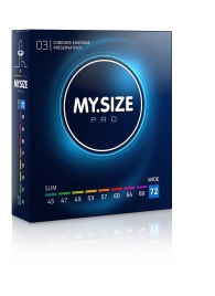Презервативы MY.SIZE размер 72 - 3 шт. - My.Size - купить с доставкой в Рязани