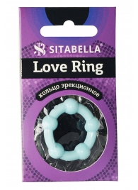 Цветное эрекционное кольцо Love Ring с бусинами - Sitabella - в Рязани купить с доставкой