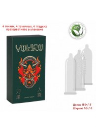 Презервативы YOKIRO Mix - 12 шт. - Sitabella - купить с доставкой в Рязани