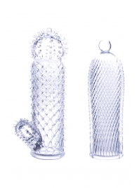 Набор из 2 прозрачных насадок на член Seductive Tickler Sleeves - NMC - в Рязани купить с доставкой