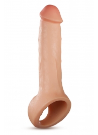 Телесная насадка-удлинитель Thrive 8.75 Inch Realistic Penis Extender Sleeve - 22,2 см. - Blush Novelties - в Рязани купить с доставкой