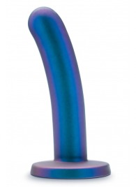Синяя насадка с гладкой поверхностью Surrender 5.75 Inch Intermediate Pegging Dildo - 14,6 см. - Blush Novelties - купить с доставкой в Рязани