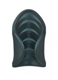 Серый сквозной мастурбатор с вибрацией Manwan Starter - Manwan - в Рязани купить с доставкой