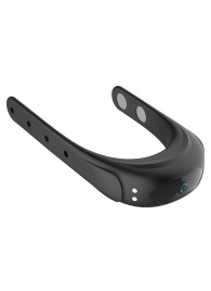 Черное эрекционное виброкольцо на ремешках - Boys of Toys - в Рязани купить с доставкой