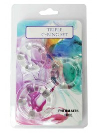 Набор из 3 эрекционных прозрачных колец - Boys of Toys - в Рязани купить с доставкой