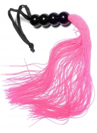 Розовая силиконовая плеть - 35,5 см. - Boys of Toys - купить с доставкой в Рязани