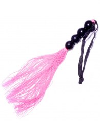Розовая силиконовая плеть - 35,5 см. - Boys of Toys - купить с доставкой в Рязани