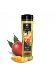 Массажное масло для тела Luscious Mango с ароматом манго - 240 мл. - Shunga - купить с доставкой в Рязани