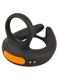 Черный вибростимулятор мошонки RC Scrotum Stimulator with Vibration - Orion - в Рязани купить с доставкой