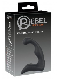 Черный перезаряжаемый стимулятор простаты с вибрацией - 14,6 см. - Orion - в Рязани купить с доставкой