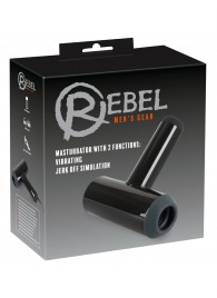 Черный мастурбатор с удобной ручкой Masturbator with 2 Functions - Orion - в Рязани купить с доставкой